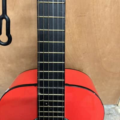 Martin Smith W-34-RD-PK 34 inch 1/2 Size Classical Guitar - Red #465 image 11
