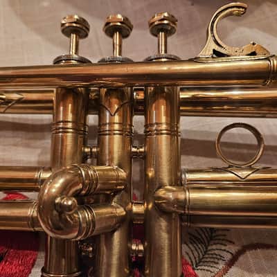 Bb trumpet with emblem of British Royal Artillery image 9