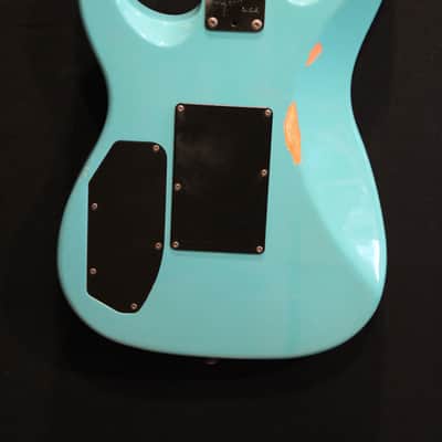 Fender Strat HM 1988 Green image 5