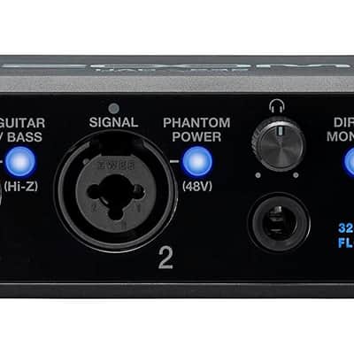 Zoom UAC-232 Audio Converter with 32-Bit Float, Audio Interface, High-Quality Preamps, 2 XLR/TRS Combo Inputs, Headphone Outputs, 192 kHz Sample Rate, For Music & Streaming image 3