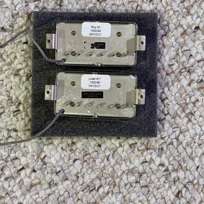 Gibson Burstbucker 61 humbucker pickup set 2021 - Nickel image 2