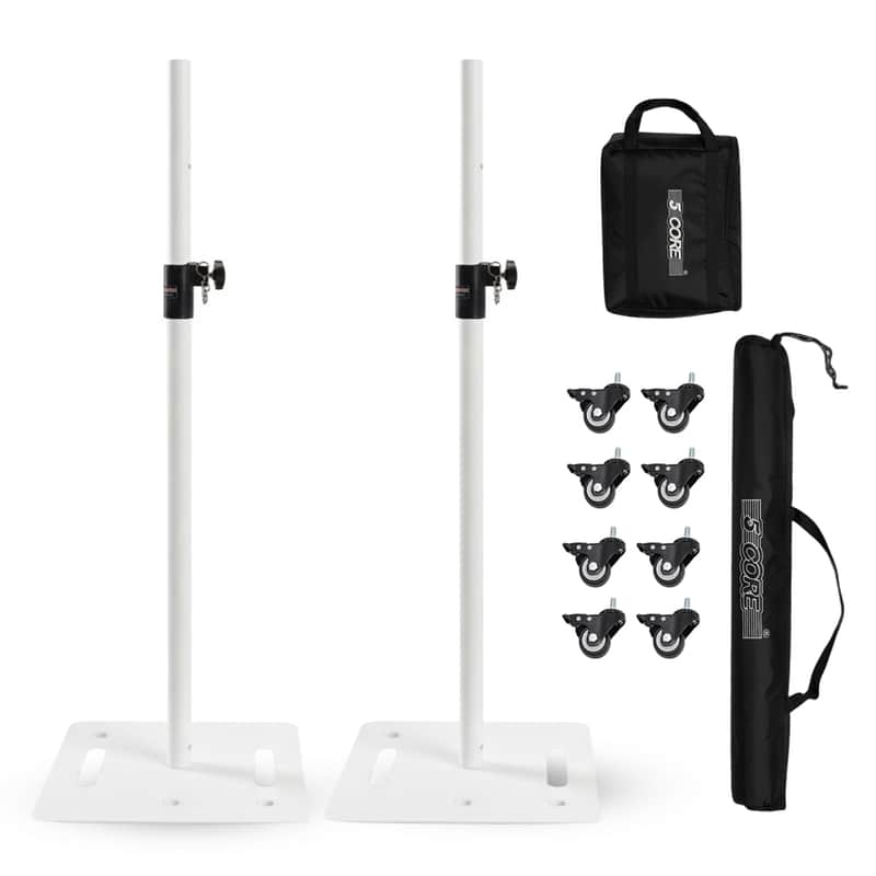 5 Core Speaker Stand Adjustable 61" Heavy Duty PA DJ Tripod Studio Monitor Stands image 1