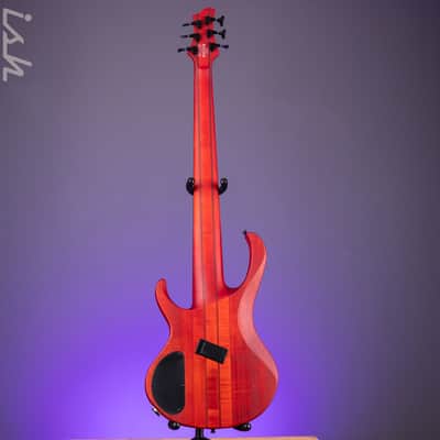 Ibanez BTB866MS 6-String Bass Workshop Brown Topaz Burst Flat image 8