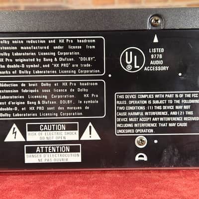 Pioneer CT-W404R Stereo Double Cassette Deck - One Side Non-Functioning image 11
