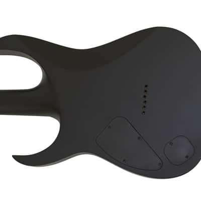 Ibanez RGRTB621 Iron Label Guitar Black Flat B Stock image 6