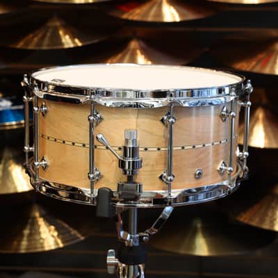 Craviotto Custom Shop 6.5X14" Snare Drum Maple w/ Maple Inlay (Oil Finish) image 6