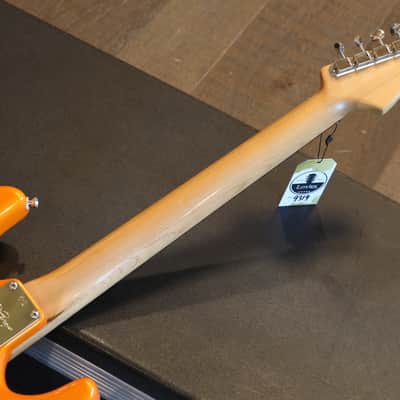 Lefty! 2019 D'Pergo Aged Vintage Classic Limited Brazillian Electric Guitar Orange + HSC image 18