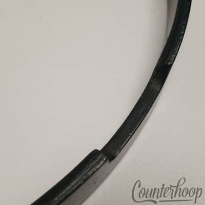 *Rogers 15"x1 1/2"Maple Wood Hoop/Rim Snare 50s Drum Marching Resonant Black USA image 3