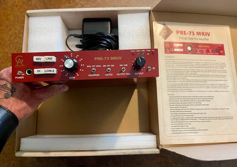 Golden Age Project PRE-73 MkIV Microphone Preamp 2023 - Present - Red image 1