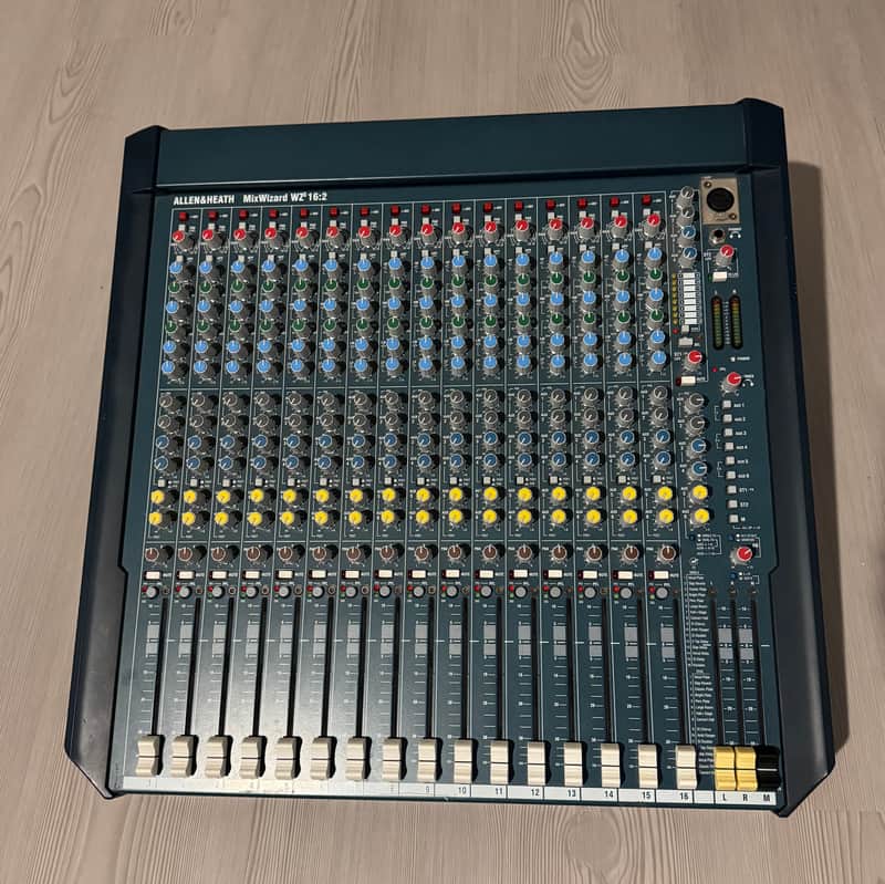 Allen & Heath MixWizard WZ3 16:2 16-Input Stereo Mixer - Blue image 1