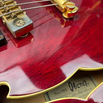 Ibanez SA-400CH SA-400 CH Semi-Hollowbody Guitar with Case - MIJ Made In Japan 1979 - Cherry image 13