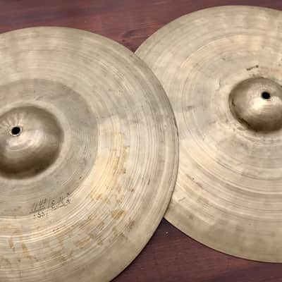 Rare ZILDJI Vram / Zildjian K Constantinople 16” Hi-hat Vintage 20s - ca 100 years old image 1