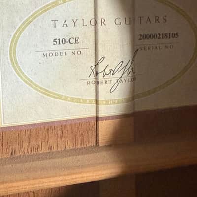 ¡¡¡ Taylor 510CE Dreadnought !!! (2000) image 5