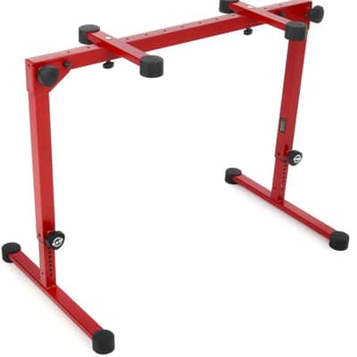 K&M 18820 Omega Pro Keyboard Stand - Ruby Red image 2