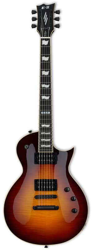 ESP E-II ECLIPSE FULL THICKNESS Tobacco Sunburst w/Case (B Stock) image 1