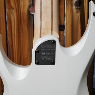 Schecter USA Custom Shop Keith Merrow KM-7 Stage w/ Fishmans - Snowblind White Gloss 7-String image 9