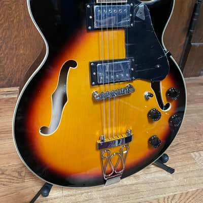Glen Burton GE775 TS Chicago Maple Neck Jazz Box Guitar image 2
