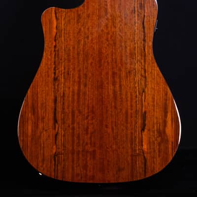 Fender CD-140SCE Dreadnought, Walnut FB, Natural with Case image 3