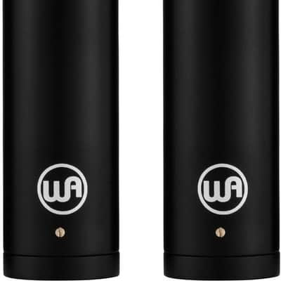 Warm Audio WA-84 Stereo Pair - Black, XLR Microphone, Condenser image 1