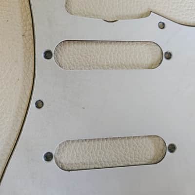 Fender Stratocaster Aged Relic 3 ply Pickguard White 62 59-62 image 5