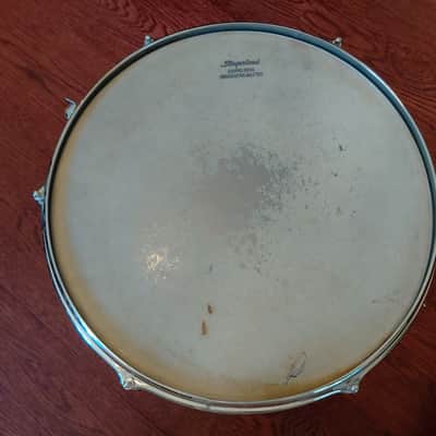 Vintage 1960s Slingerland No. 161 Deluxe Student Model 5.5x14" Snare Drum in White Marine Pearl image 3