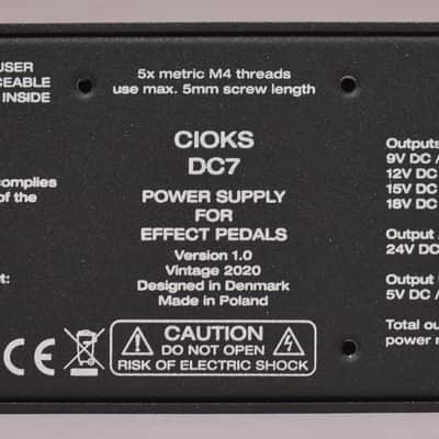Cioks DC7 Pedal Power Supply For Effect Pedals w/Box image 3