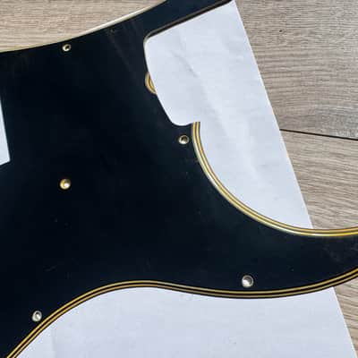 70's Fender Precision Relic 5 Ply P bass'72 thru 79 Aged Black Pickguard RI vintage image 2