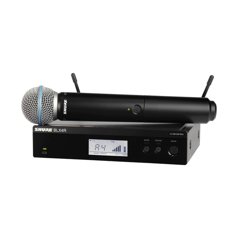 Shure BLX24R/B58-J11 Wireless Rack-Mount Set with Beta 58A - J11 Band image 1