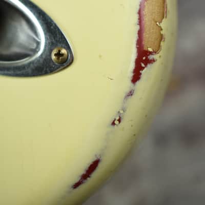 1962 Fender Stratocaster Custom Shop Vintage White over Dakota Red image 5