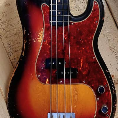 Fender Precision Bass 1962 -(Beatles & Stones support act owned) image 11