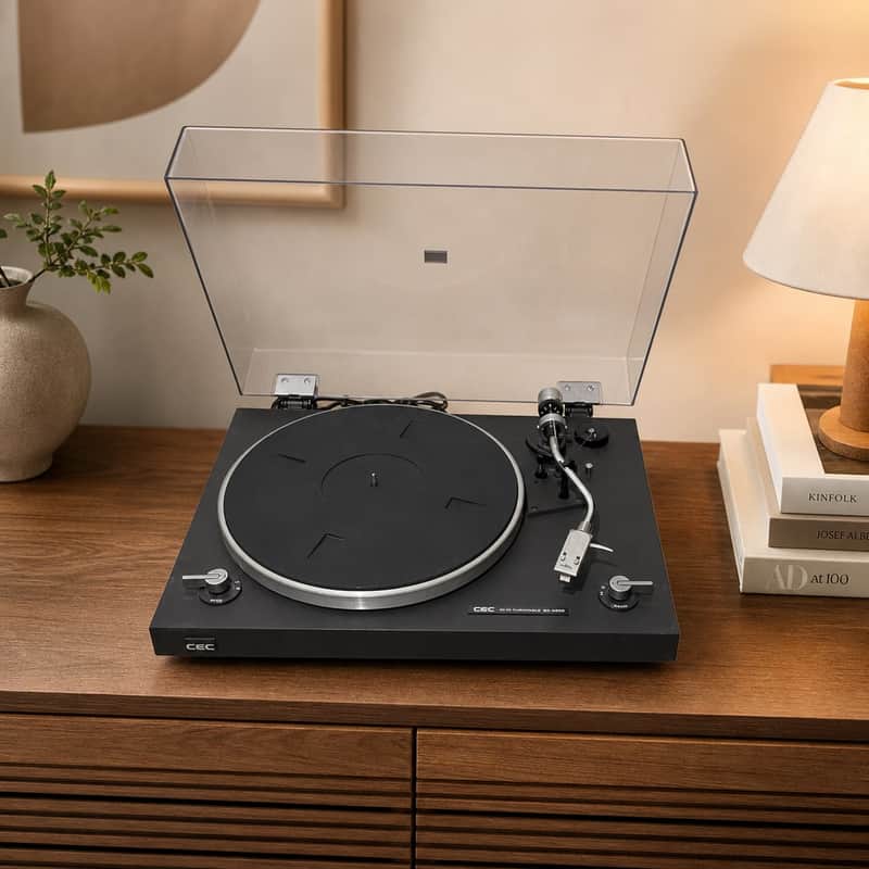 C.E.C. BD-2200 Rare Vintage Turntable Tested Belt Drive Manual Warranty image 1