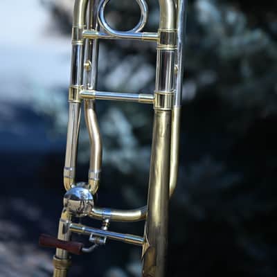 BAC Plaza Custom Trombone - Custom Engraving and Antique Lacquer image 3