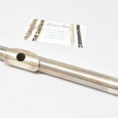 Vintage Gemeinhardt Sterling Silver Handmade 3SSB Open Hole Flute Inline B Foot image 2