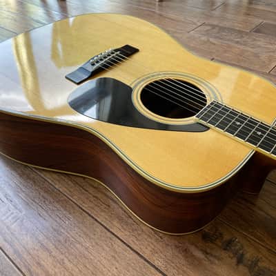 1980s Yamaha FG-350D Acoustic Dreadnought Guitar Natural | Reverb