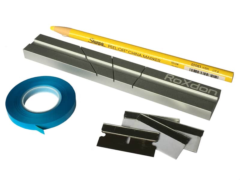 RoXdon 1/4 inch Splicing Block + four Splicing Blades + Splicing Tape + China Marker Bild 1
