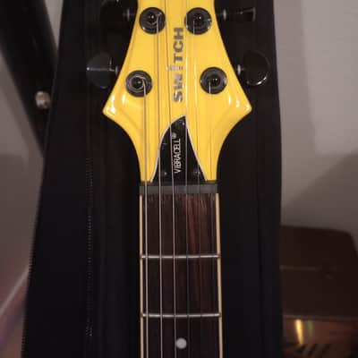 Switch Vibracell Wild I Electric Guitar - DayGlo Yellow image 5