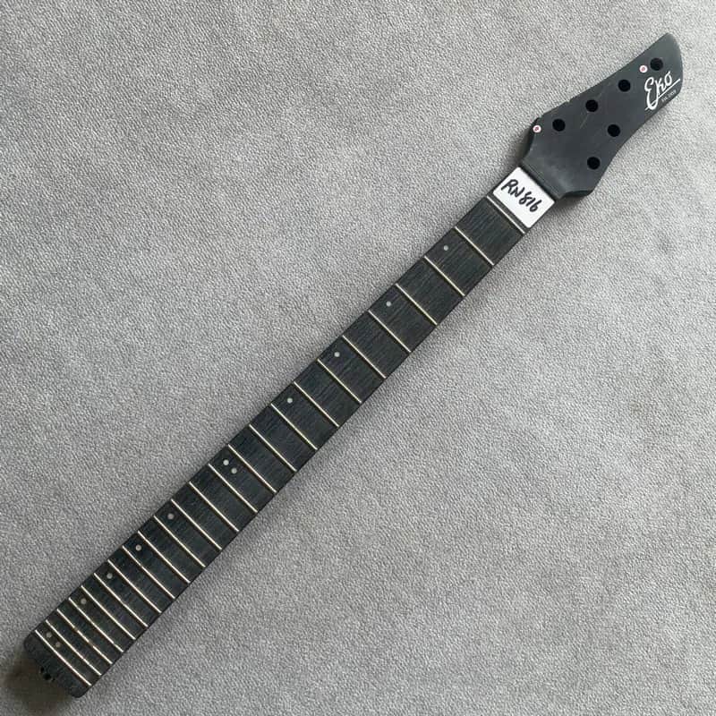 Black Eko Guitar Maple Wood Neck, Rosewood Fretboard 24 Frets image 1