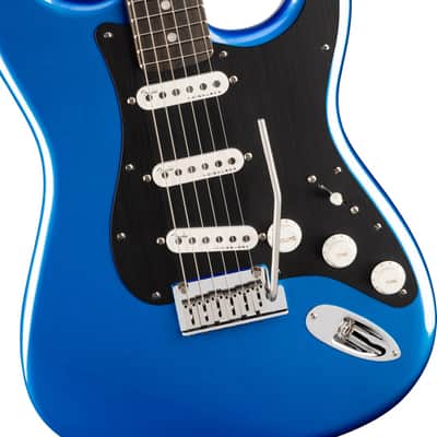 Fender American Ultra II Stratocaster Electric Guitar, Ebony Fingerboard,  Noble Blue image 5