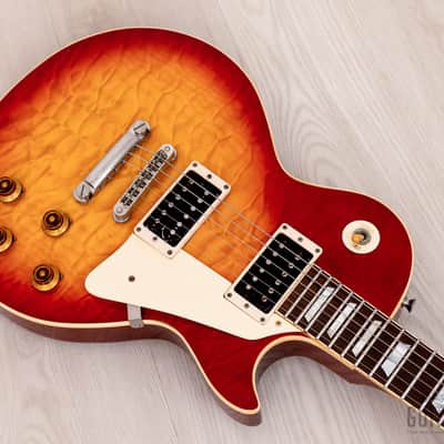 1992 Orville by Gibson Les Paul Standard LPS-QM Quilted Maple Top w/ Gibson USA 490 Pickups, Japan image 8