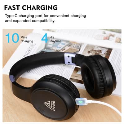 HiFi Over-Ear Noise-Canceling Bluetooth Headphones, Wireless Gaming Headset with Long Battery Life image 4