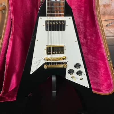 Gibson Jimi Hendrix Hall of Fame Flying V 1991 - Black image 2