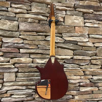 Coral Vincent Bell Electric Sitar 1967 - Red Crackle w/ Non-Original Gig Bag image 6