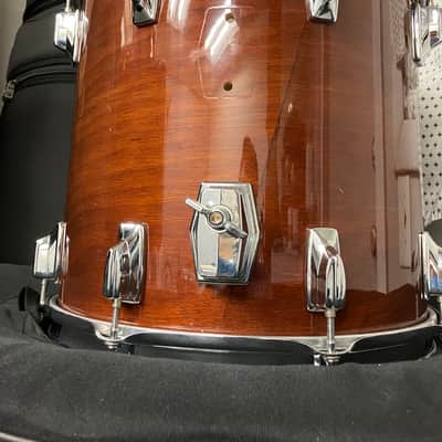 Tama Superstar 13x14 Floor Tom Drum Super Mahogany Finish image 6