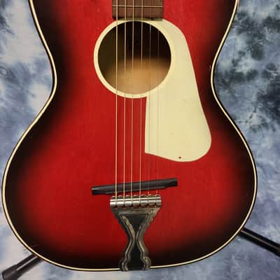 Vintage RARE 1963 US Strad Stella Parlor Guitar New Strings Pro Setup image 2