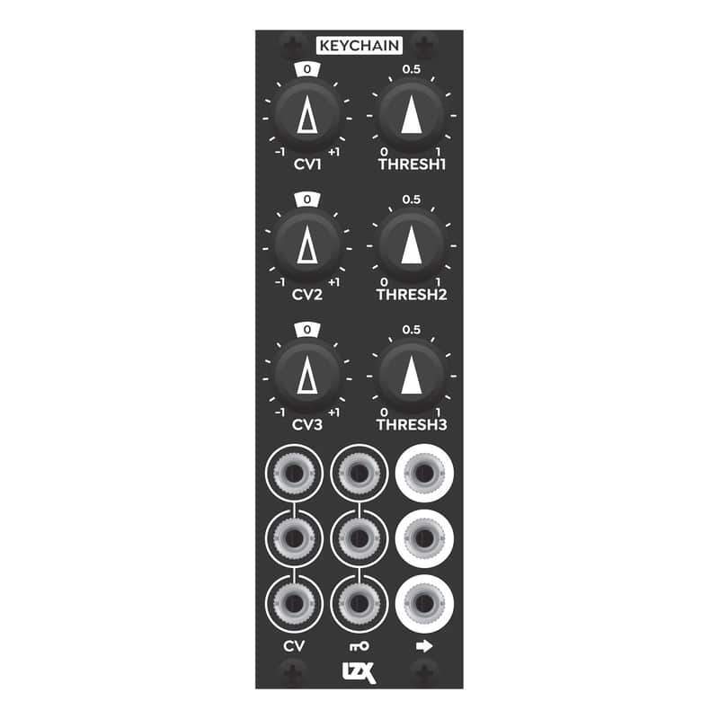 LZX Industries Keychain Triple Hard Key Generator Eurorack Video Module image 1