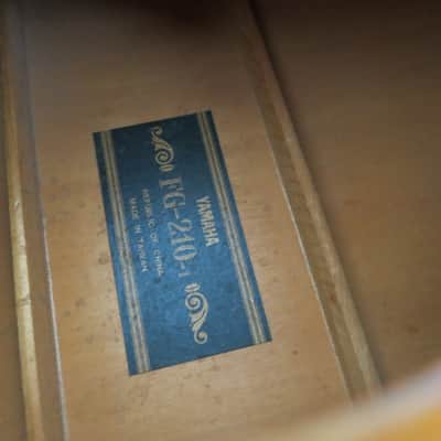 Vintage 1970s Yamaha FG-210 Acoustic Guitar Project High Action image 4