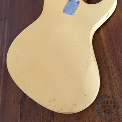 Mosrite Avenger Guitar, The Ventures Model, Aged White, MIJ 1970s image 2
