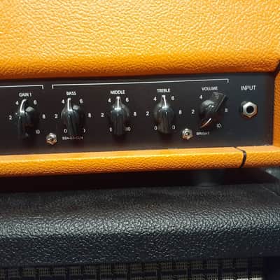 Friedman SS-100 V2 Steve Stevens Signature 2-Channel 100-Watt Guitar Amp Head 2024 -Orange Tolex image 2