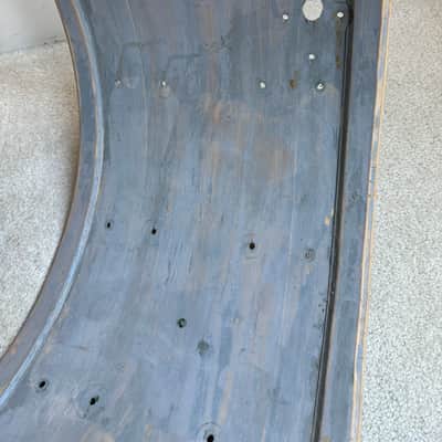 Rogers Holiday Swivomatic Era 22” x 14 Inch Bass Drum Shell Project 60s - Natural image 5