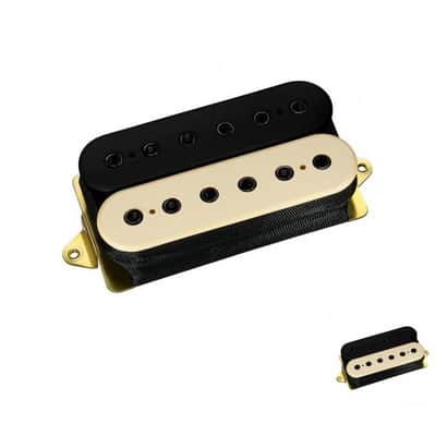 Dimarzio DP100 Super distortion Humbucker Bridge Pickup, Black & Cream, with Black pole- NEW image 1
